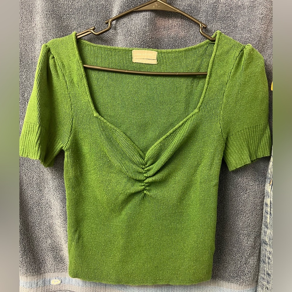 Forest green sweetheart shirt